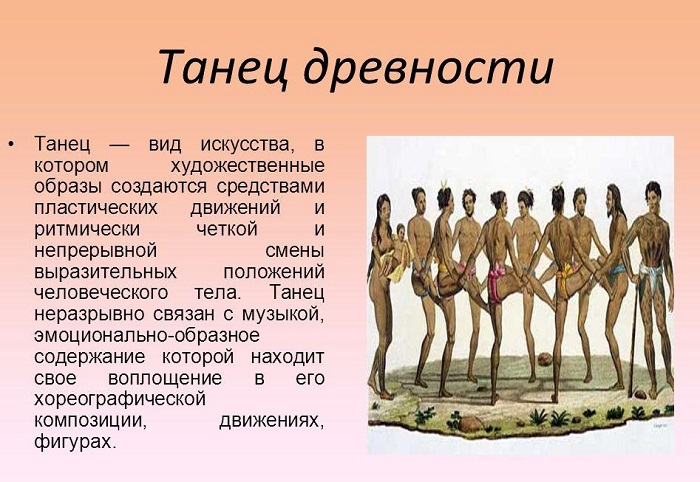 История танца презентация